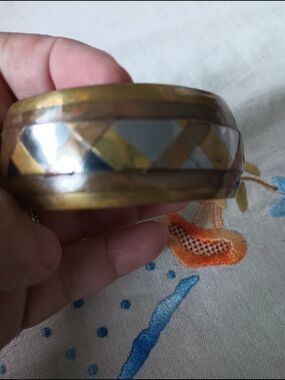 Vintage brass bracelet